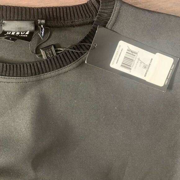 Herve Leger Rushes Waste Shirt Dress NWT - Picture 2 of 2